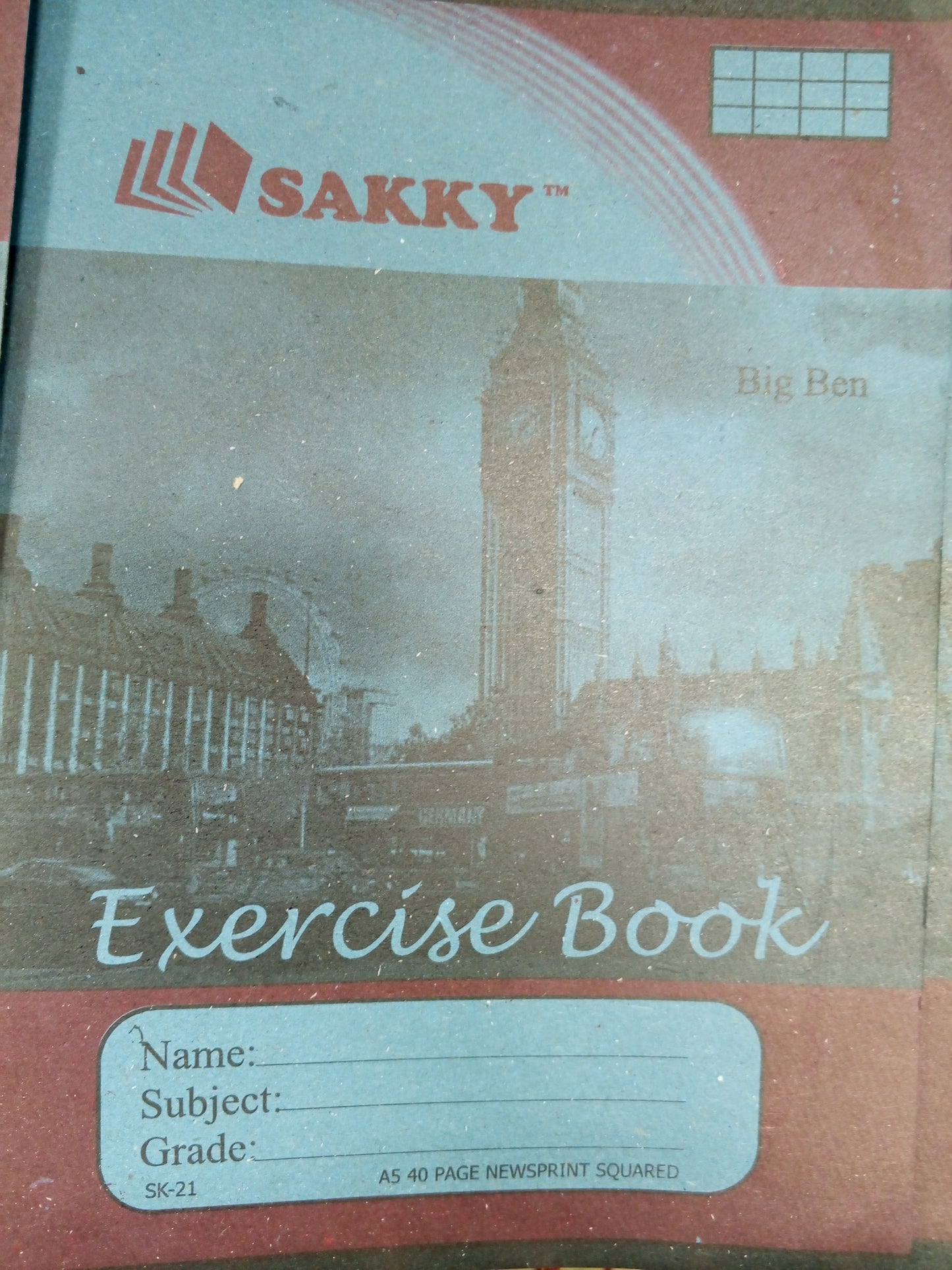 NEWSPRINT EXERCISE BOOK