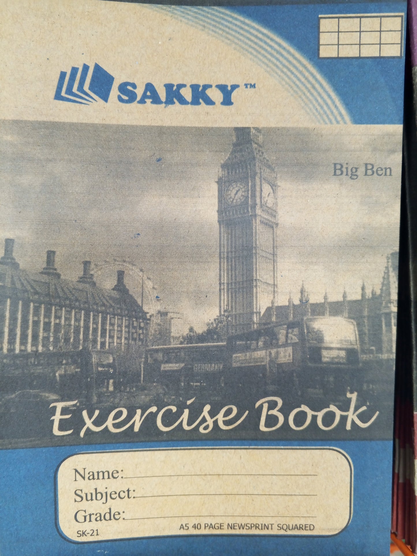 NEWSPRINT EXERCISE BOOK